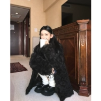 [Городской магазин God Model] Coco Fur "Игра в Tuoka" Импортировал меховое покрытие Toscana Fur