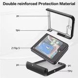 Samsung, совместимый складной шарнир, раскладной матовый чехол для телефона, прозрачный защитный чехол, 6, складывающийся экран