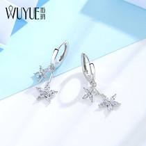 925 sterling silver star earrings 2021 New Tide earrings female tassel earrings autumn and winter earrings niche