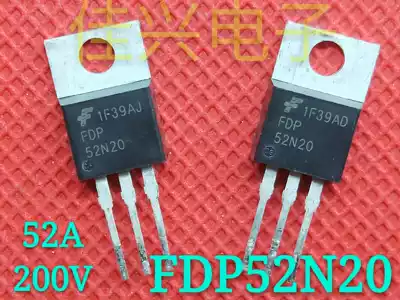 Original Imported Disassembly Machine FDP52N20 MOS Field Effect Transistor One Color Long Foot 52AA200V