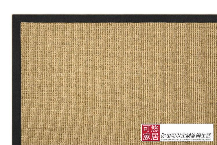 Sisal gai rơm thảm tùy chỉnh chống trượt nhà Trung Quốc phòng khách Mỹ bàn cà phê phòng ngủ có thể nhàn nhã thảm - Thảm thảm nằm cho bé