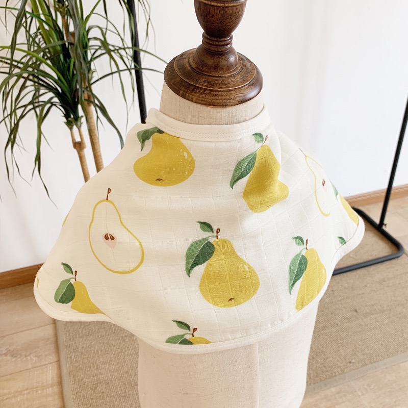 Baby shawl saliva towel Baby increase bib hiccup spit milk anti-overflow bib Bamboo fiber gauze multi-purpose towel