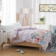 Floral một mảnh bông chăn 1.8m tăng 220x240 đôi giường 200X230 tím bông chăn - Quilt Covers