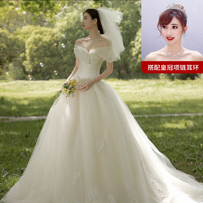  XXL+Ivory Bai Qi+Headgear Three -piece Set   + $12.56 
