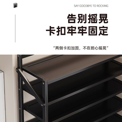 Бесплатная установка стойка для обуви многослойная домашняя дверь может сложить дом проката для небольших квартир простые шкаф для обуви