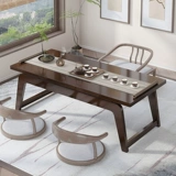 Журнальный столик для гостиной 2024, новая маленькая квартира, минималистский свет, роскошный новый китайский чайный столик, Интернет-стол для знаменитостей, эркерный столик, многоцелевой чайный столик