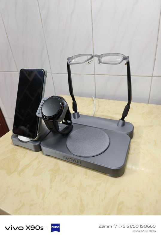 Wireless Charger Base Multifunctional Combination Stand 50W Storage Cp61 Smart Glasses 80W Charging Station 15W
