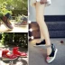 Giày thêu gió quốc gia của Juan tăng và giúp Bắc Kinh cũ giày vải giày phụ nữ giày khiêu vũ vuông 160 giày puma nữ chính hãng Giày cắt thấp