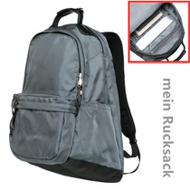 Backpack Ancient style large capacity backpack Multi-pocket reinforced waterproof fabric Junior high school computer male and female high school students school bag