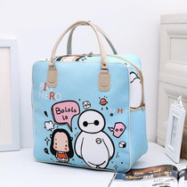 Travel bag storage bag Cartoon hospital waiting bag Large primary school student residential childrens summer camp luggage handbag