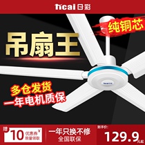 Rikai Hotel Electric Fan Outdoor Factory Classroom Restaurant Factory Fan Workshop Commercial Industrial Large Ceiling Fan Super Large