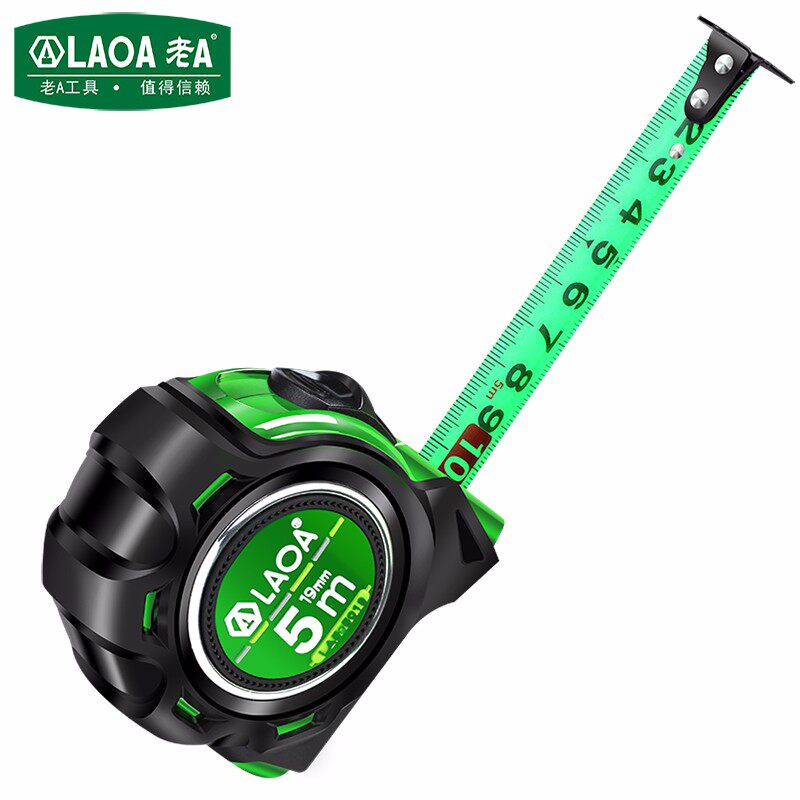 Old A plastic coated steel coil ruler 3 5 7 5 meters double-sided Luban ruler Feng Shui ruler Male imperial Dinglan ruler Steel coil ruler