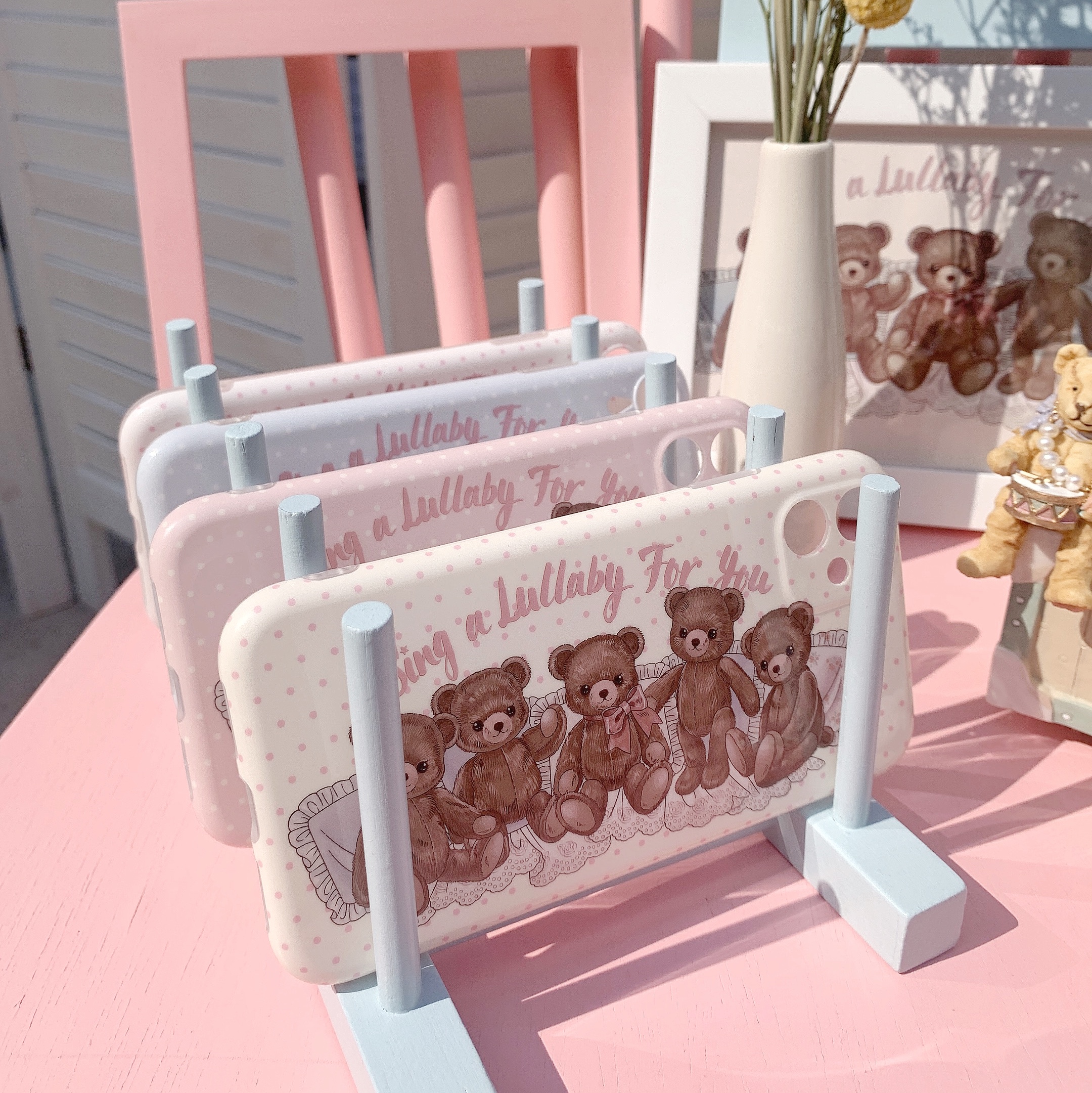 Lullaby co-branded original suitable for iPhone12 mobile phone protective case 13promax Apple 11 Huawei female xsxrP30