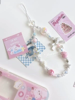 Оригинальная брендовая монополия, мобильный телефон, цепочка, чехол для телефона, подвеска, камера, цепь с бусинами, легкий роскошный стиль