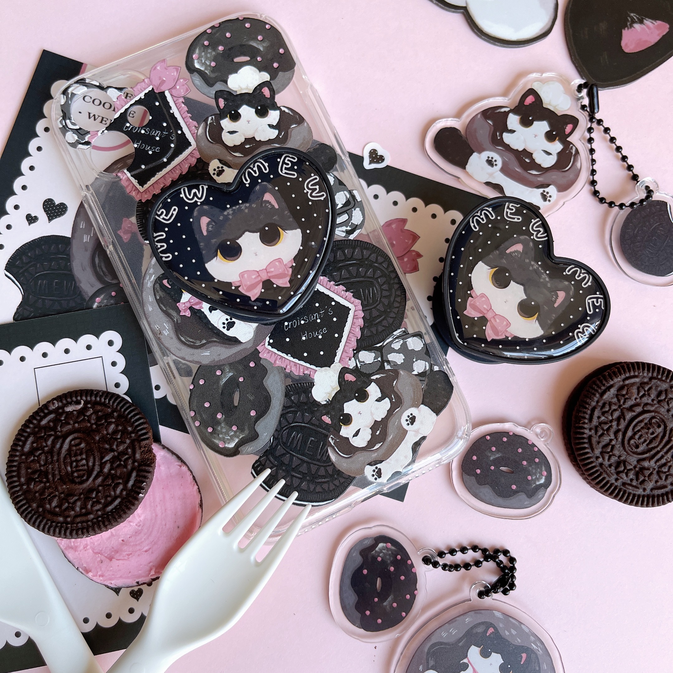 Original cute suitable for Apple X mobile phone protective shell Huawei p30 vivo oppo Xiaomi glory cute soft shell