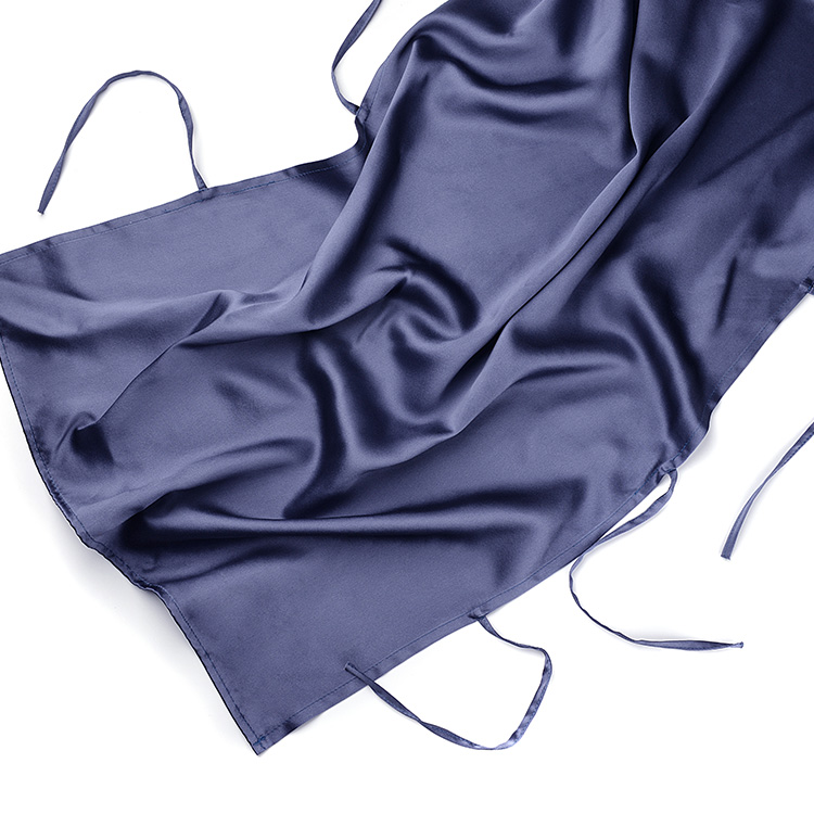 Heavy silk pillow towel pure color silk pillow towel 100 mulberry silk pillow leather business trip travel 6 straps