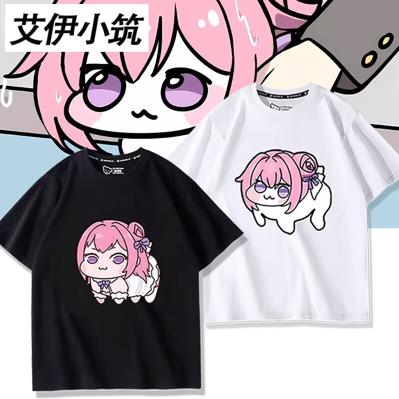 Nikki, the Goddess of Victory, Nikke Cute Doro Expression Pack Merchandise Short-Sleeved T-Shirt for Men and Women Nikki, the Goddess of Victory, Nikke Cute Doro Expression Pack Merchandise Short-Sleeved T-Shirt for Men and Women