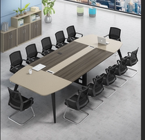 Desk Brief Modern Strip Table Long Table Long Table Meeting Room Table Training Table Negotiation Table And Chairs Combined Small Meeting Table