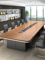 Plate Large Conference Table Long Table Desk Office Table And Chairs Portfolio Brief Modern Talks Training Reception Desk Furniture
