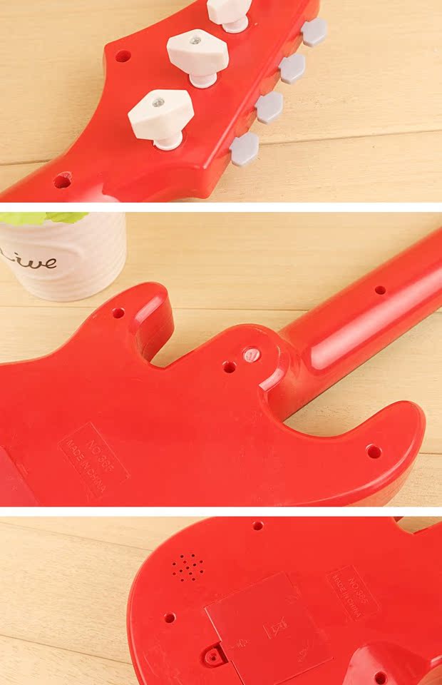 Mô phỏng guitar đồ chơi trẻ em có thể chơi câu đố âm nhạc giáo dục sớm bé nhạc cụ nhạc cụ đồ chơi đàn em bé