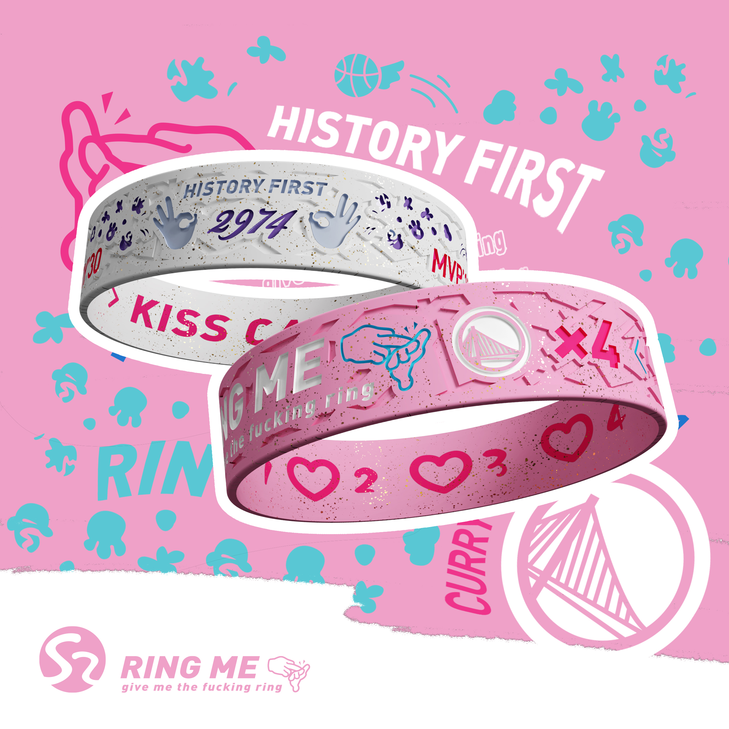 SAMPLE sample Curry quadruple crown series hand ring ringme pose to celebrate 30 basketball movement perimeter-Taobao