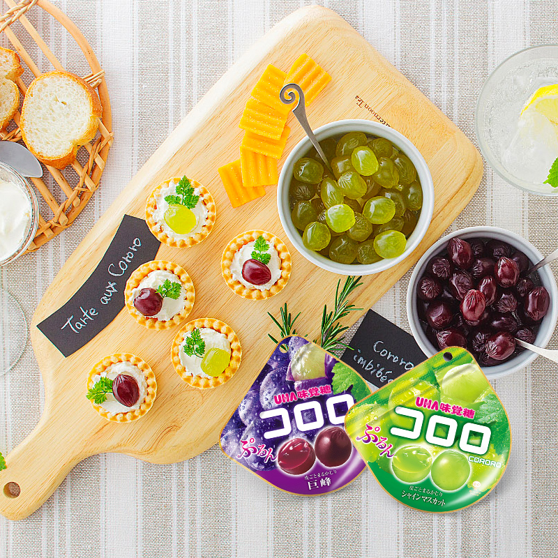 凑单39.1元！！8包6口味！悠哈果汁软糖