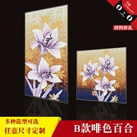 B стиль коричневая лилия