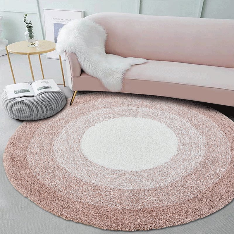 Color in round carpet in circular carpet coffee couch bedroom teenage girl bedside bedside rotary chair custom mattress