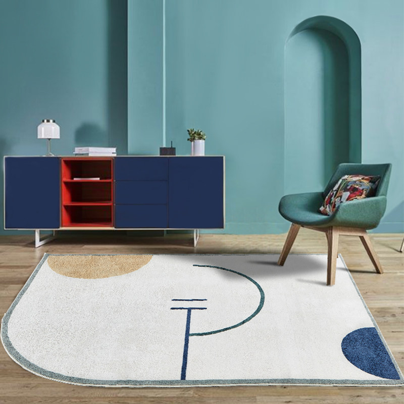 Nordic Original Carpet Morandi Alien Abstract Geometrics Simple in Windpark Room Tea Carpet Bedroom Negles
