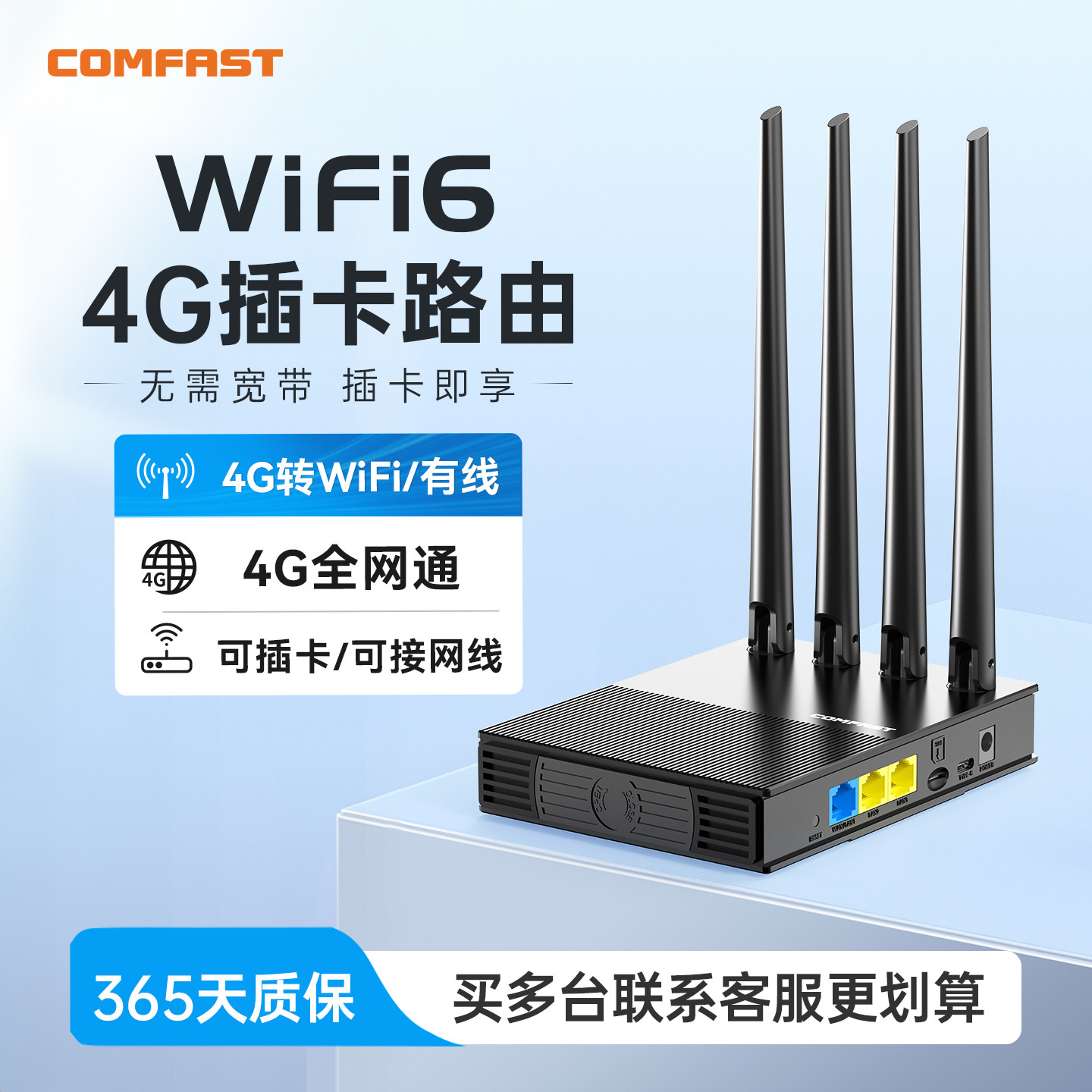 COMFAST CF-E13插卡路由器：随时随地享受4G高速流量，告别无网烦恼！-插卡路由器-淘宝好物网
