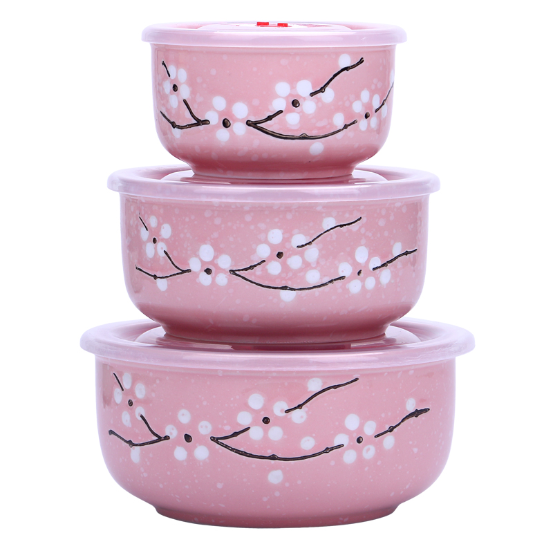 Mercifully rainbow such as bowl with cover the dormitory with students to use chopsticks sets ceramic bowl with Japanese lunch box mercifully rainbow such as bowl bowl dorm