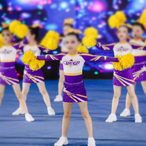 Costumes Cheerleaders Daughter enfant cheerleading costume Fancy Ball Dance Suit Group Cheerleading Performance Out