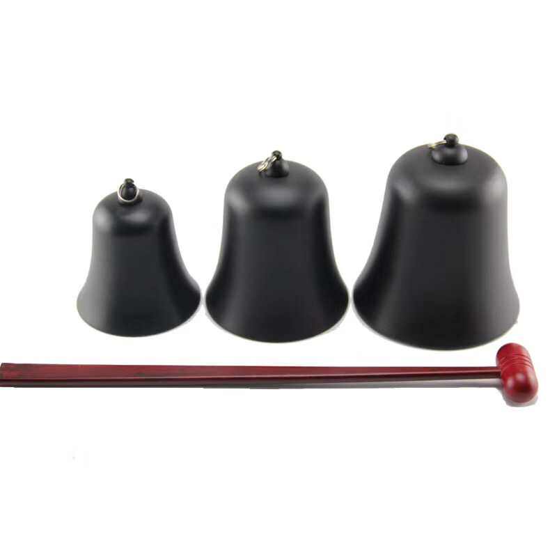 Boeng Hall Taiwan Buddhist Supplies Bronze Plus Silver Imperial Bell 3 5-inch 9 cm 9 cm Imperial Clock Boonge