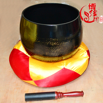 Boneng Hall Bo Yuan Pavilion Taiwan pure copper thick chime Copper chime Copper Qing Buddhist supplies Temple Dharma instrument introduction Qing 30 5 cm