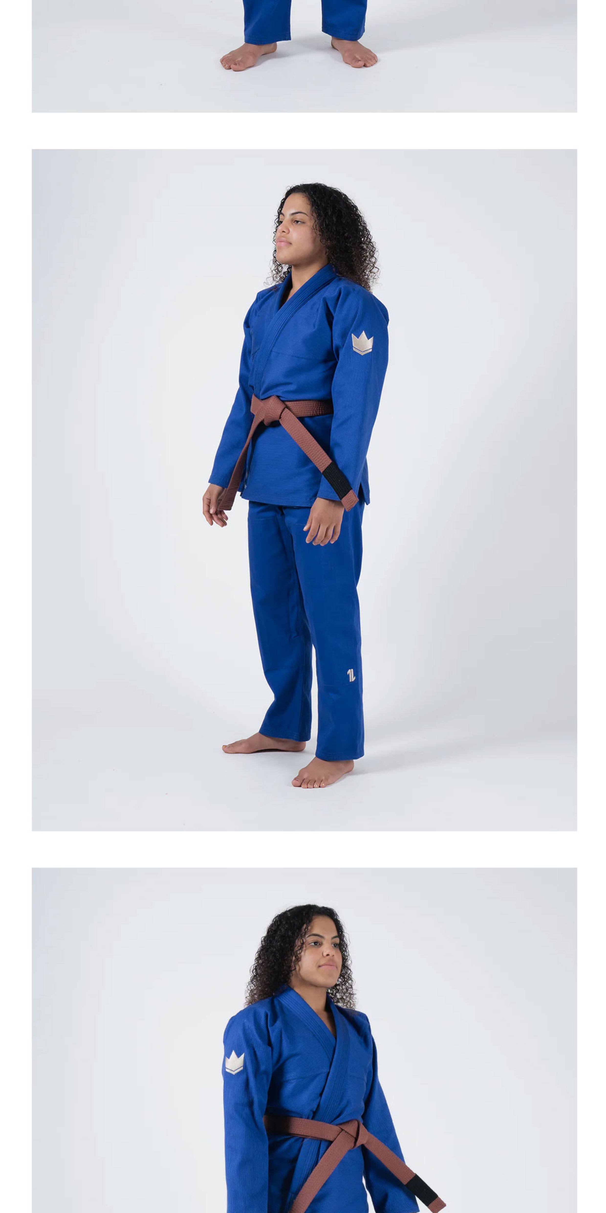 Форма для дзюдо kingz the one v2 women's 女款巴西柔术道服 黑白蓝 现货