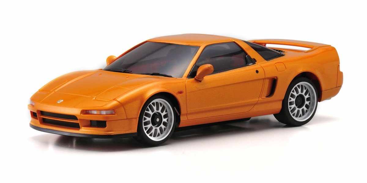 京商　HONDA  SNX 1/28 Kyosho Mini-Z Honda NSX Yellow Pearl - RC Car World