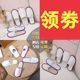 100 double-star hotel special disposable slippers customized hospitality indoor beauty salon thickened slippers batch