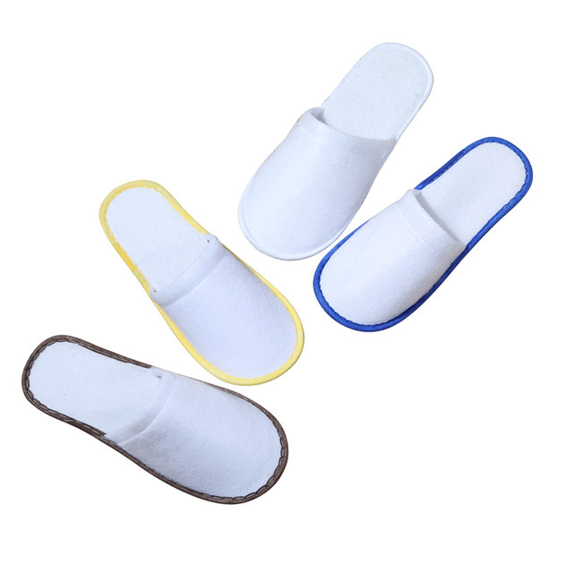 Disposable slippers for hotels, high-end hospitality indoor beauty salons, thickened slippers, star-level customization