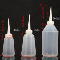 Industrial Dispensing Glue Bottle with needle tip Mouth bottle transparent Dispensing Liquid Squeeze Bottle Point Glue Pot Plastic Empty Bottle