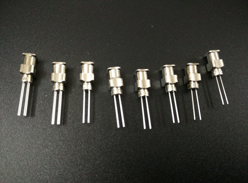 Double needle all stainless steel dispensing needle dispensing machine needle nozzle double tube double needle nozzle dispensing needle