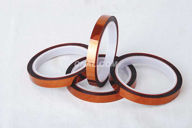 Gold finger high temperature adhesive tape polyimide high temperature resistant adhesive paper 3 mm wide tea color high-temperature adhesive tape 10mm