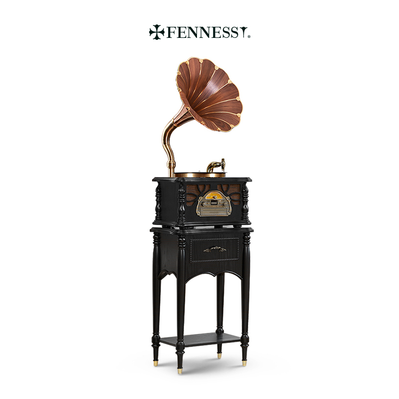 Vanishi Hifi Gramophone 25X Retro Vinyl Record Player Living Room Audio Old-Fashioned Record Player Bluetooth Speaker