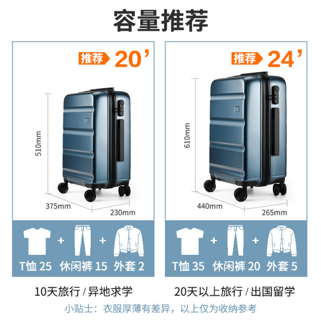 Septwolves suitcase suitcase 20 trolley case universal wheels 24 ນັກຮຽນຍິງແລະຊາຍ boarding password suitcase ຫນັງ 28 ນິ້ວ