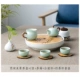 Suiyuan Nhật Bản Chaoshan Kungfu Bộ trà Trang chủ Khay trà sáng tạo Gốm sứ Bộ nhỏ Hiện đại Đơn giản nhẹ nhàng Trà đạo sang trọng - Trà sứ