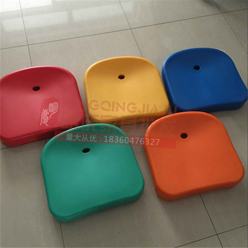 Flat hollow blow molding chair surface Polyethylene grandstand plastic stool surface Sports field Swimming pool machine Marine seat