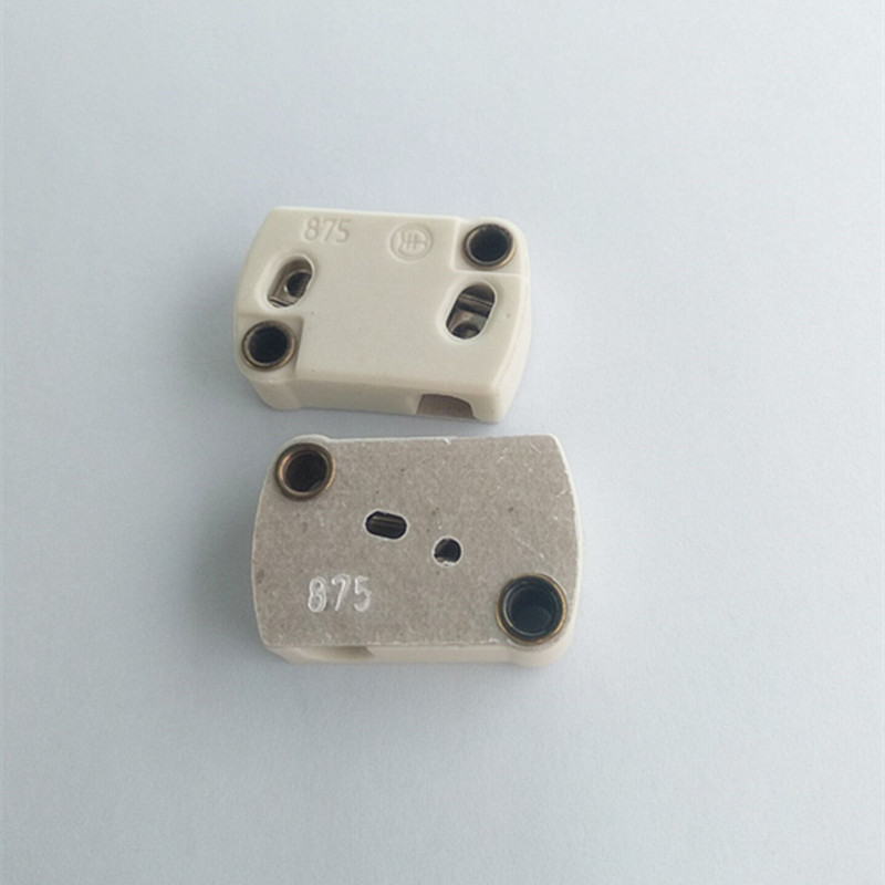 现货BW875卤素灯泡灯头,BW875陶瓷方形灯座,GX5.3 GY6.35灯珠灯杯