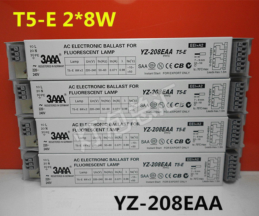 3AAA YZ-208EAA Electronic ballast 6W Low power ballast 2*8W 2*6W UV lamp
