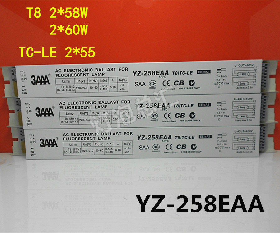 3AAA 3AAA YZ-258EAA-T8 PLL 58W electronic ballast 2X58W 2 * 60W 2 * 55W-Taobao