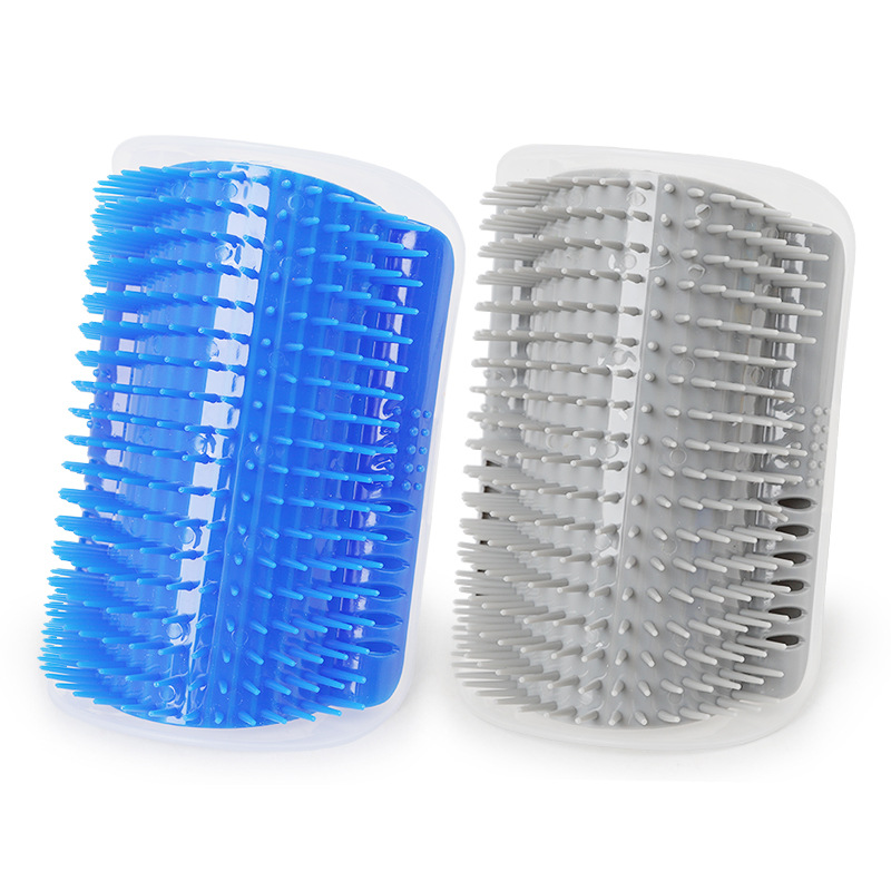 Pet supplies cat corner rubbing device rubbing itching device massage brush tickling cat scratching teasing cat self hi kitten toy
