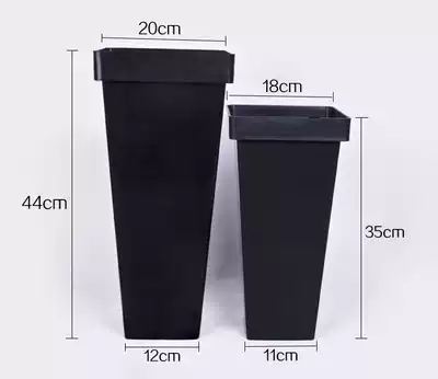 Flower barrel Flower barrel Plastic flower arrangement barrel thickened shatterproof plastic crystal flower barrel Flower packaging materials for florists